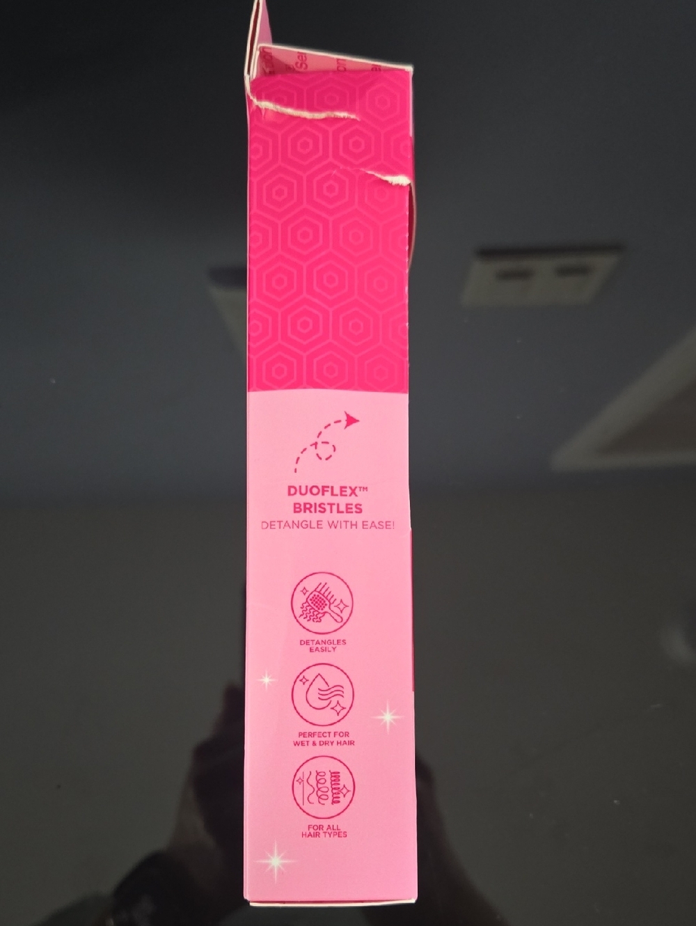 UNbrush Mini Glitter Detangling Hair Brush - Picture 5 of 7